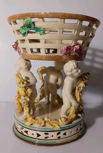 Vecchia alzata ceramica - vecchia, in