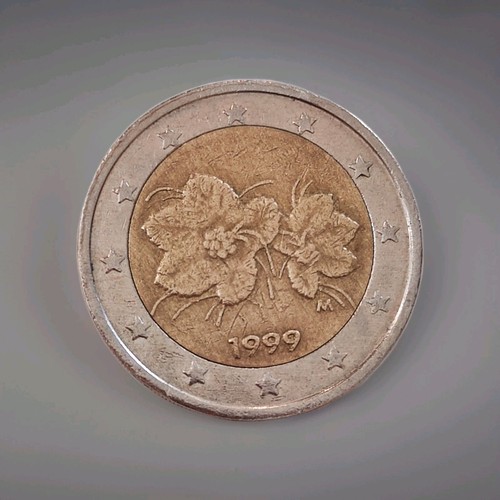 Moneta euro rara - da, 2