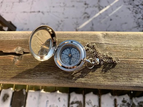 Antico vintage ottone bussola - vintage,