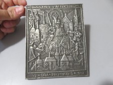 Quadretto quadro da Parete placca in metallo Notre Dame de Luxembourg