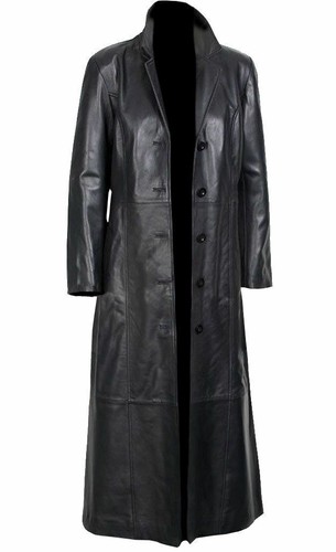 Trench coat donna pelle - , nero