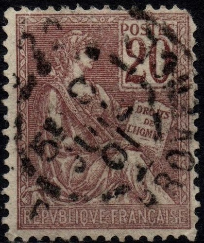 Francia 1900 usato 20c - -,