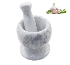 MORTAIO E PESTELLO IN MARMO