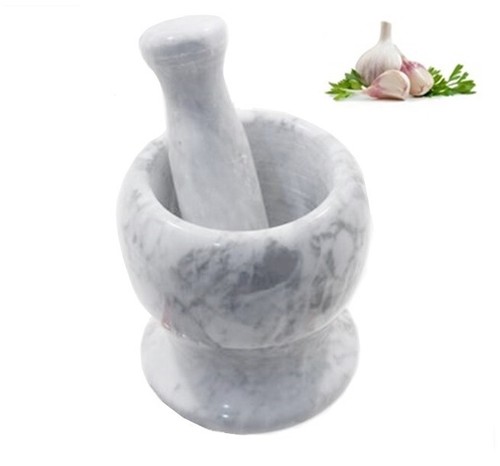 Mortaio pestello marmo - mortaio,