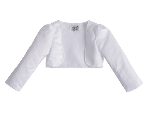 Bolero raso maniche lunghe - raso,