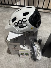 POC Trabec Race MIPS Casco Mtn Bici 59-62 XL-XXL 350 Grammi Unisex Bianco