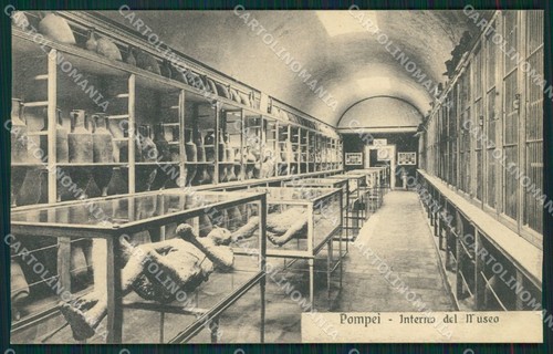 Napoli pompei museo cartolina - pompei,