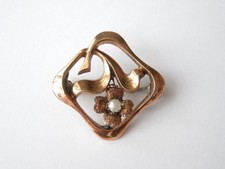 Antico Spilla Placcato in oro