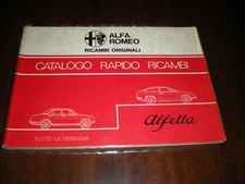 ALFA ROMEO MANUALE CATALOGO