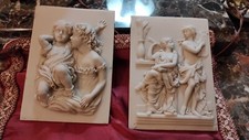 Two Sea Foam Bas-Reliefs