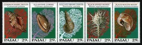 Palau 1992 michel 520 524 - palau, 520-524
