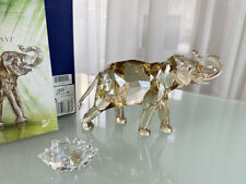 Statua Swarovski 1137207 Cinta Elefante 16,5 cm. Con certificato originale. O...