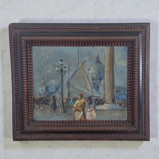 Antonio Piatti (1875-1962) - Dipinto, La chiesa della Salute Venezia