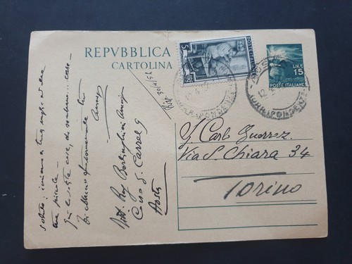 Cartolina postale repubblica - postale,