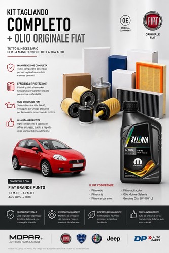 Kit tagliando fiat grande - fiat,