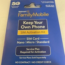 Blue Walmart Family Mobile Sim