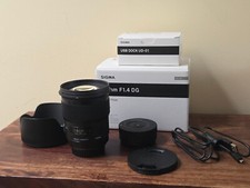Sigma 50mm f1.4 DG HSM Art Canon EF CON DOCK USB VG+
