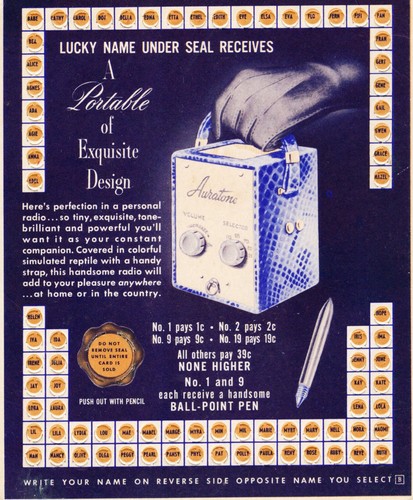 Radio epoca anni - radio, auratone