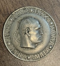 Distintivo Italia fascista 3° campo Dux Roma 1931 Mussolini campo Dux RARISSIMO!!