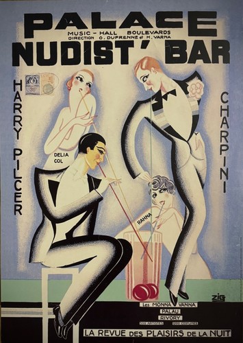 Palace nudist bar poster - nudist',