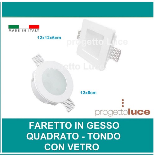 Porta faretto gesso incasso - porta,