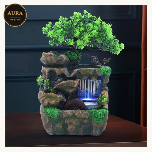 Fontana tavolo cascata led - tavolo,