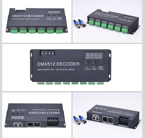 Decoder dmx512 canali con - 24,