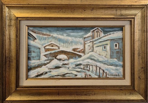 Paesaggio innevato montagna - paesaggio,