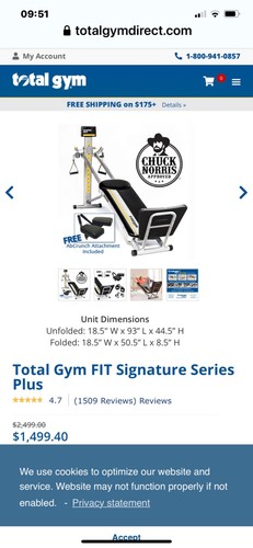 Total gym with all - with,