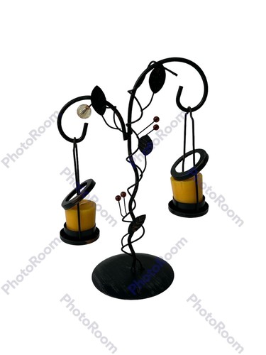 Doppio porta candele - porta,