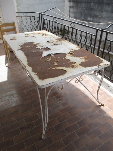 Tavolo ferro battuto anni - ferro, '