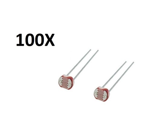 100 fotoresistenza ldr sensore - fotoresistenza,