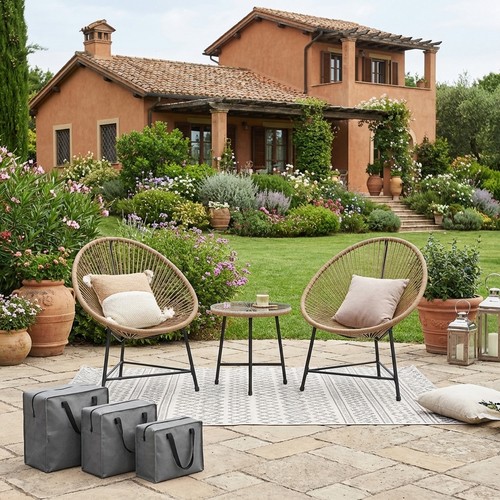 Salotto giardino con 2 - salotto, da