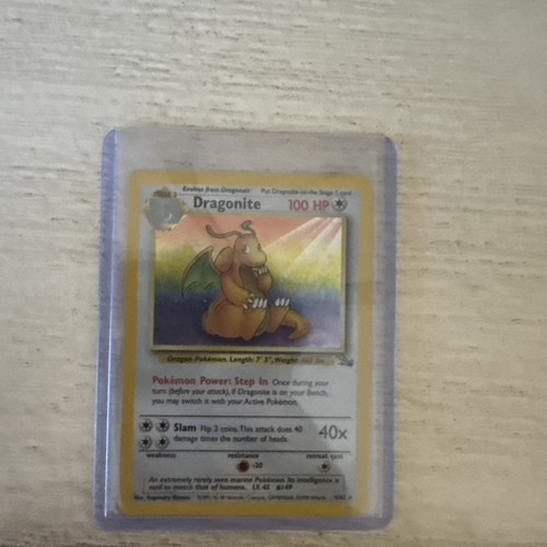 Carta pokémon tcg dragonite - carta,