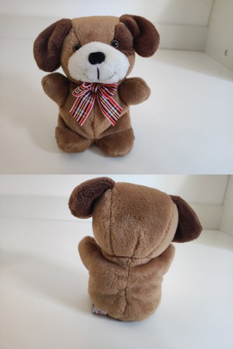 Peluche cagnolino marrone con - peluche,