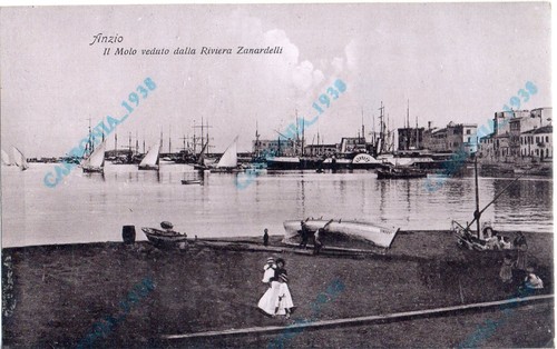 Anzio molo veduto dalla - anzio,