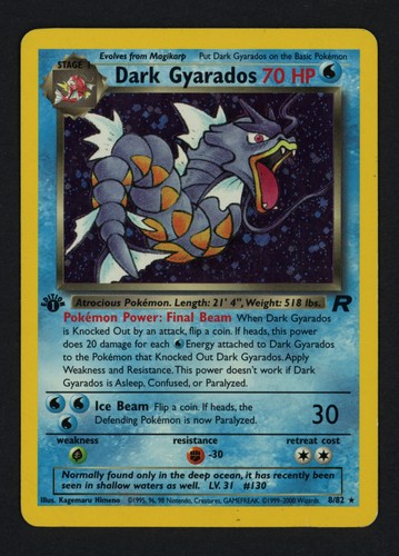 Dark gyarados 1 - dark, 8/82