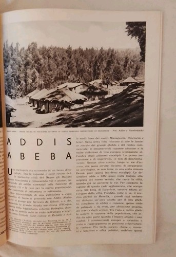 Addis abeba colonie - abeba, italiane
