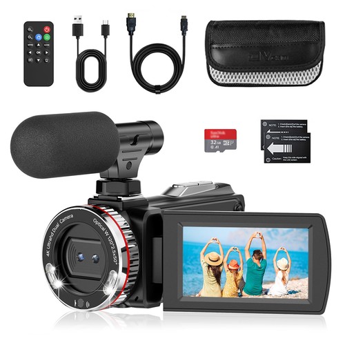 Videocamera 48mp camcorder - 4k,