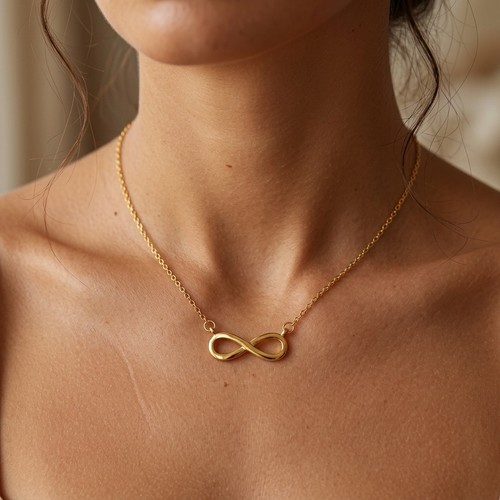 Collana infinito oro kt - infinito, 18