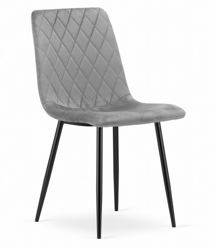 Sedia torino velluto grigio - torino,