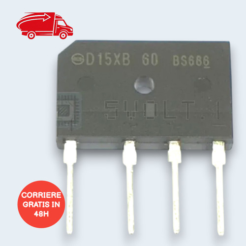 Ponte raddrizzatore d15xb60 - raddrizzatore,