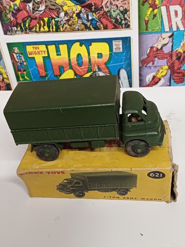Dinky toys ton bedford army - toys, 3