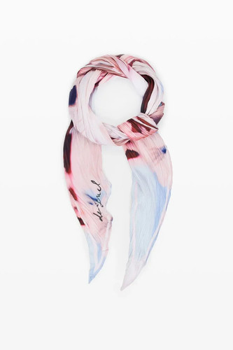 Foulard con design floreale - foulard,
