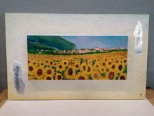 Quadro girasoli campagna - quadro, girasoli,