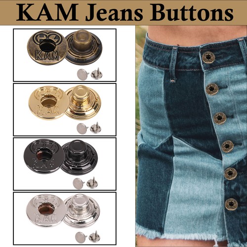 Kam jeans bottoni - kam, ricambio