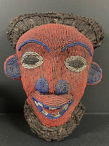 Maschera perline bamileke - maschera,