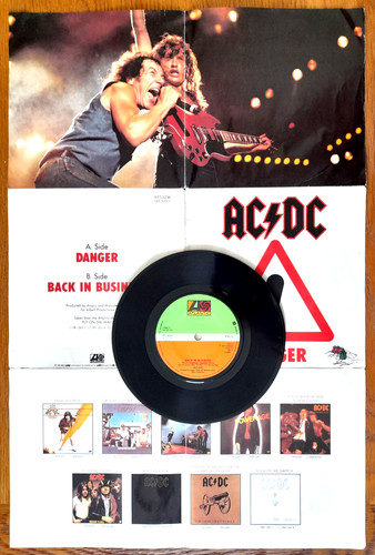 Danger 7 vinyl 45 - ac/dc,