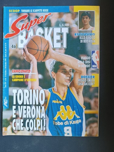 Rivista super basket torino - basket, e