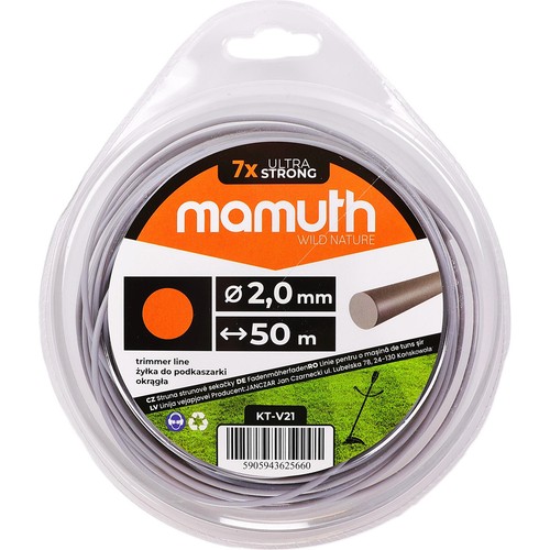 Filo 0mm 50m - 2.0mm, tondo